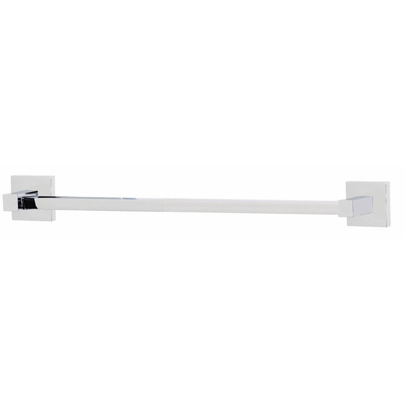 Swarovski Crystal Towel Bar, Satin Brass, 2.75" H x 31.875" L x 2" D
