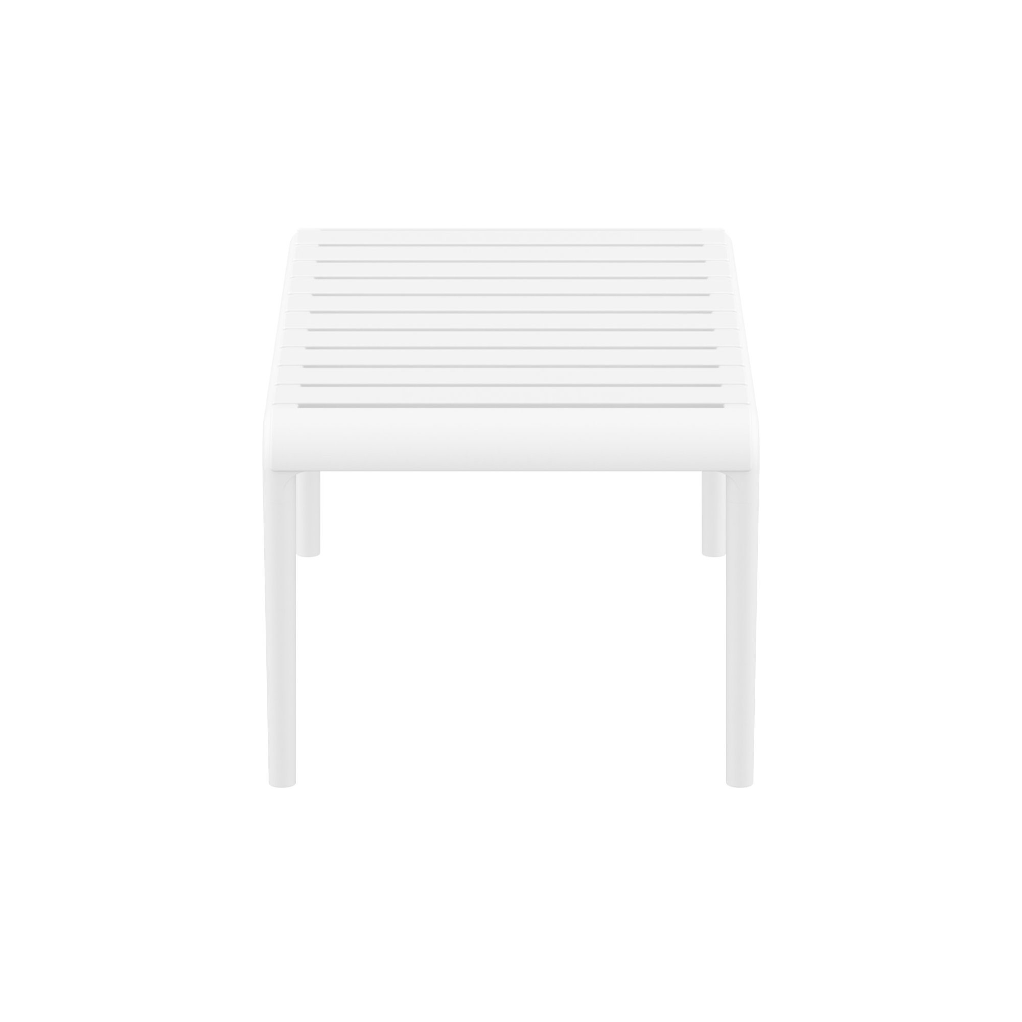 Paris 35'' Outdoor Coffee Table, White