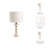 Mercer41 27X14" Stacked Marble Lamp With 2 Pulls-1858794968