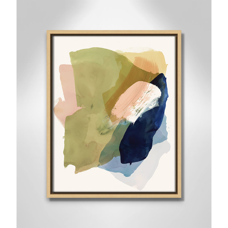 Brush and Whisper II Print by , 15.5" H x 12.5" W, Natural Floater