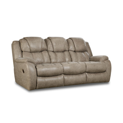 Canapé inclinable avec accoudoirs coussinés 88 po Braniah