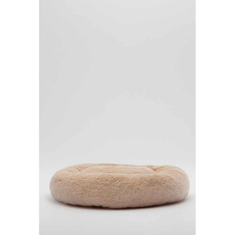 Lit pour animal de compagnie, Taille moyenne: L 29,53 po x l 29,53 po, Crème