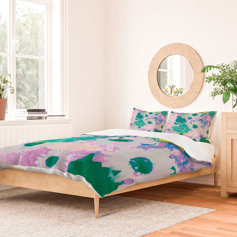 Housse de couette en microfibre, Housse de couette grand + 2 taies d'oreiller