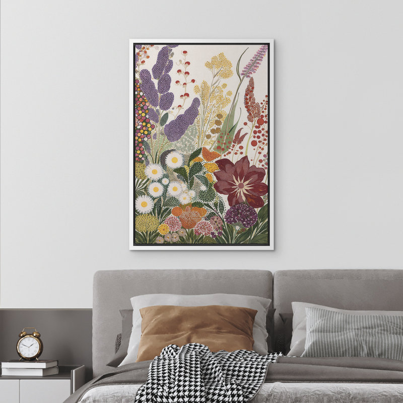 Impression sur toile de la chambre des maîtres, H 24 po x l 16 po x P 1,5 po, Blanc