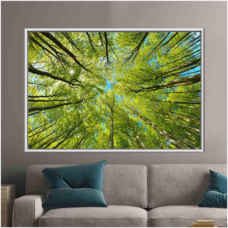Print on Canvas, White Floater Framed, 40 cm H x 60 cm W