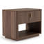 Ensemble de chambre à coucher 4 pièces en tissu beige et noyer Emilio + Roma-1884483090-1884483091