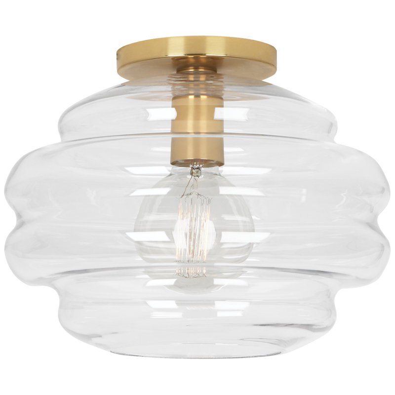 Plafonnier encastré en verre Modern Modern, Blanc