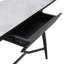 Benedick 120cm Glass Top Console Table