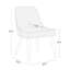 Chaise d'appoint rembourrée en bois massif Bremment-725599086