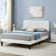Auxter Upholstered Platform Bed Frame with Adjustable Headboard No Box Spring Needed