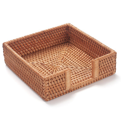 Rattan Napkin Holder Square, Napkin Holders