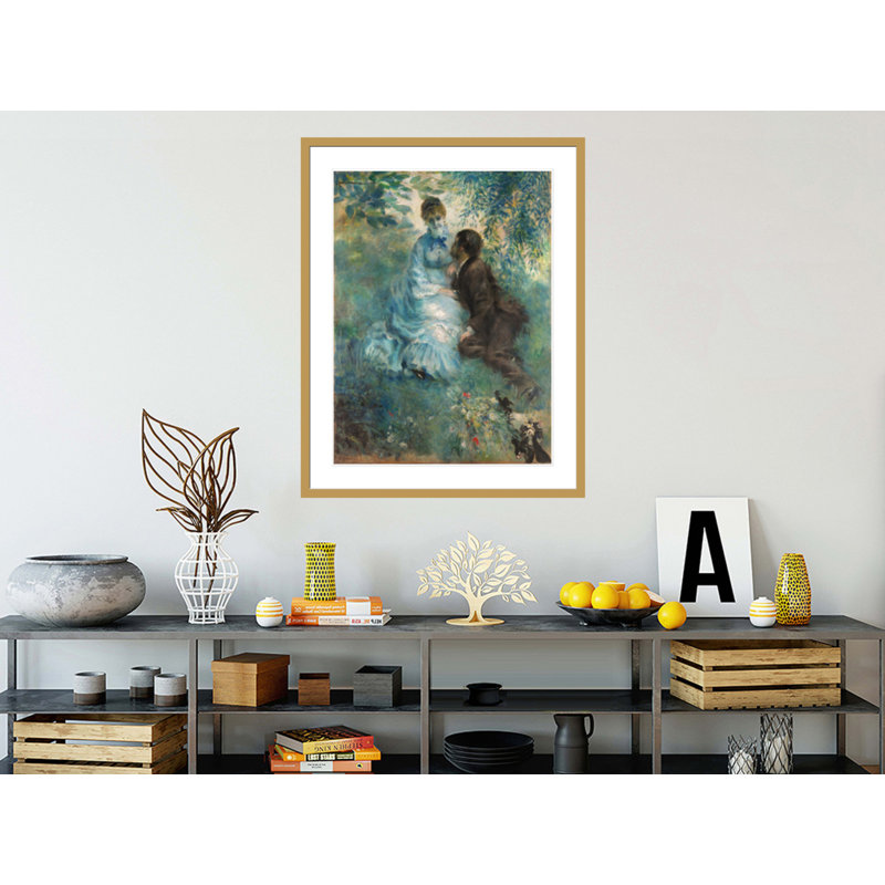 «Lovers» par Pierre-Auguste Renoir, impression giclée sur cadre, H 41,5 po x l 32,72 po