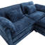 Causeuse de style moderne avec accoudoirs amovibles-2103820438-2103820442