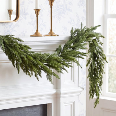 60" Real Touch Winter Mini Fir Garland