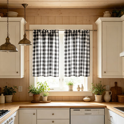 Nylon Short Curtains Partially Covering Coffee Curtains Basement Filtering And Heat Insulating Window Curtains 2 Pieces