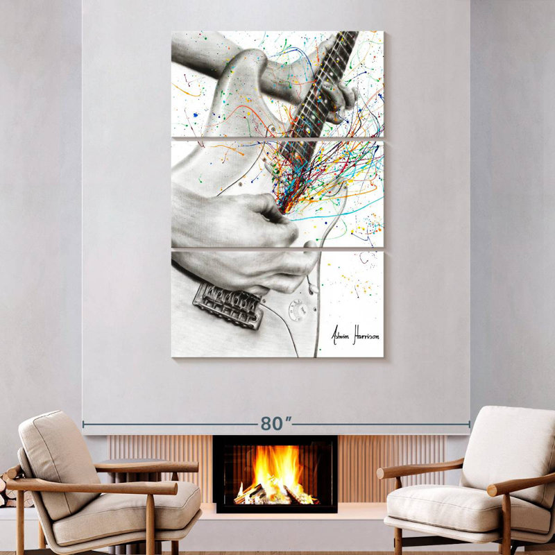 Abarca The Guitar Solo, 74" H x 48" W