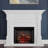 Modern Ember Augustine Mantel Package with 28" Electric Fireplace - Alexa & Google Asst Compatible-96920590