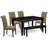 Bowenvale Person Rubberwood Solid Wood Dining Set-96172061-96172062-12501830