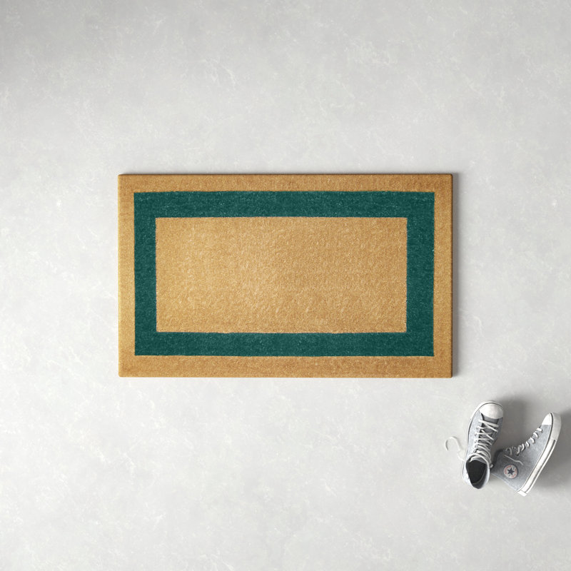 Jewell Doormat, 2' x 4'9", Green