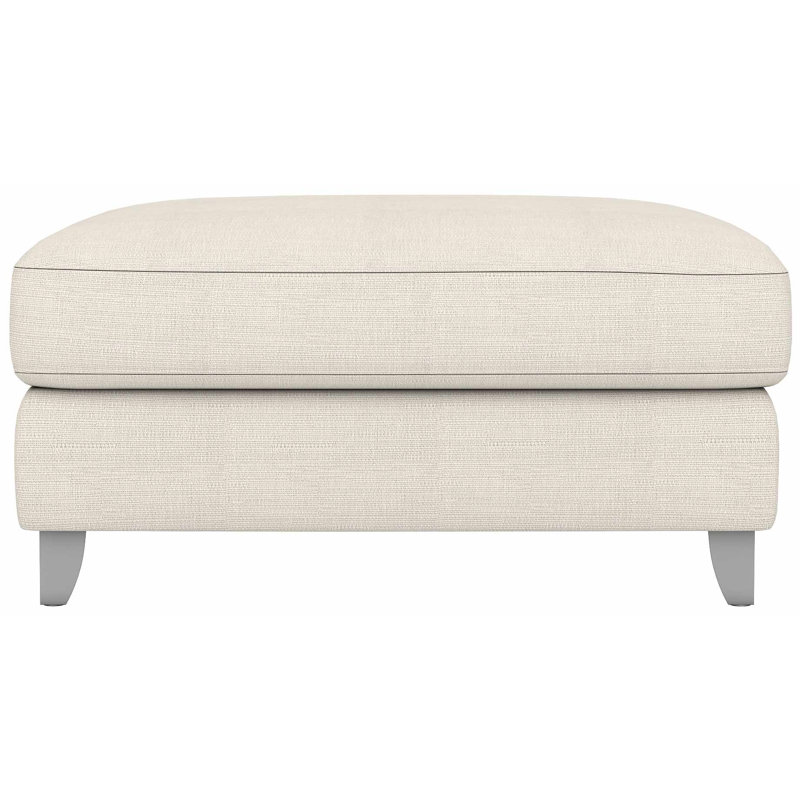 Monterey Outdoor Ottoman with Cushion, White Linen 6016-000