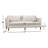 Clifford 87" Upholstered Custom Bench-Seat Sofa-889156208