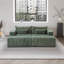 87" Oversized Loveseat With Two Removable Ottomans-171800026