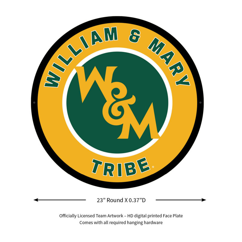 William & Mary Round LED Wall Decor with Backlighting
