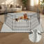 48 po x 66 po - Grand tapis de jeu pour chien en peluche écologique moderne-1156138971