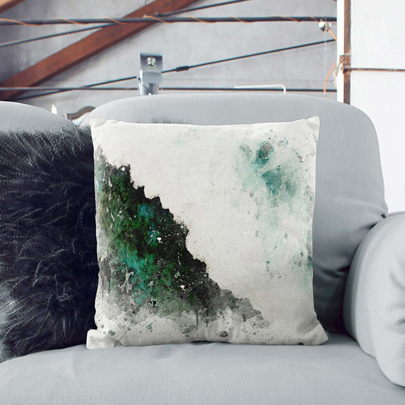 Square Throw Cushion, 40cm H x 40cm W x 15cm D
