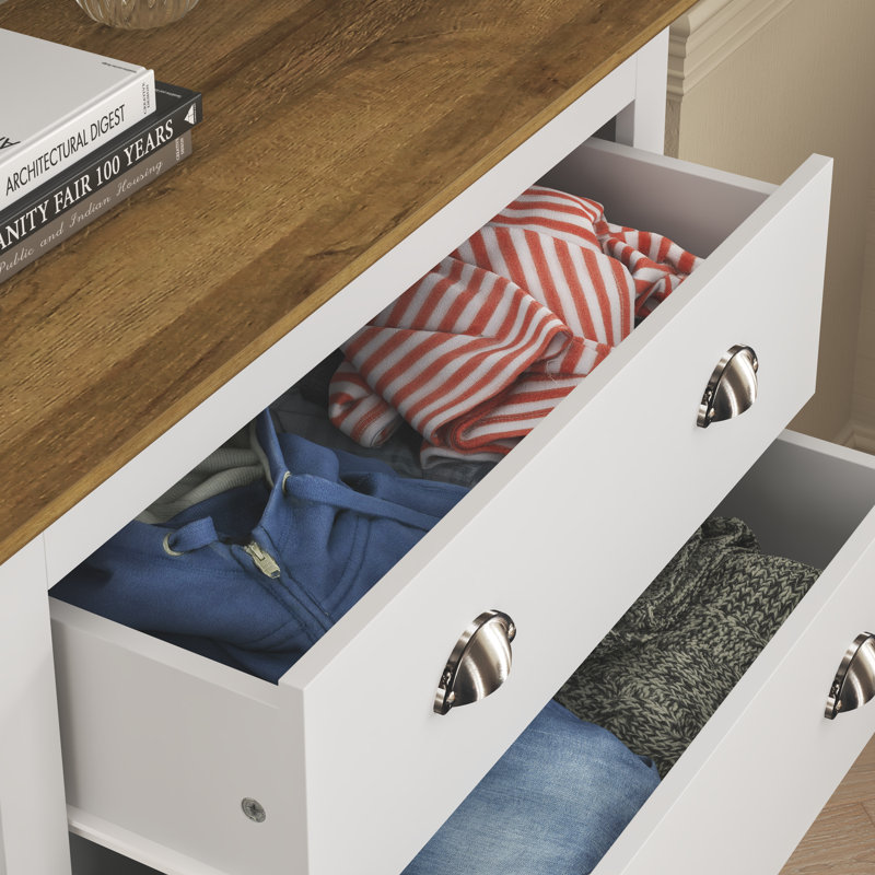 Sufy Octave 4 Drawer Chest of Drawers, White