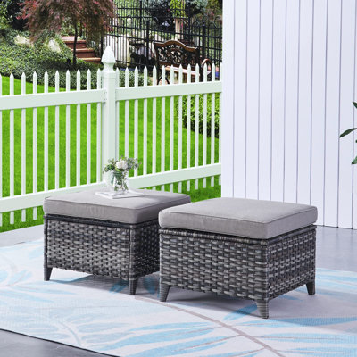 Tonry Upholstered Outdoor Ottoman
