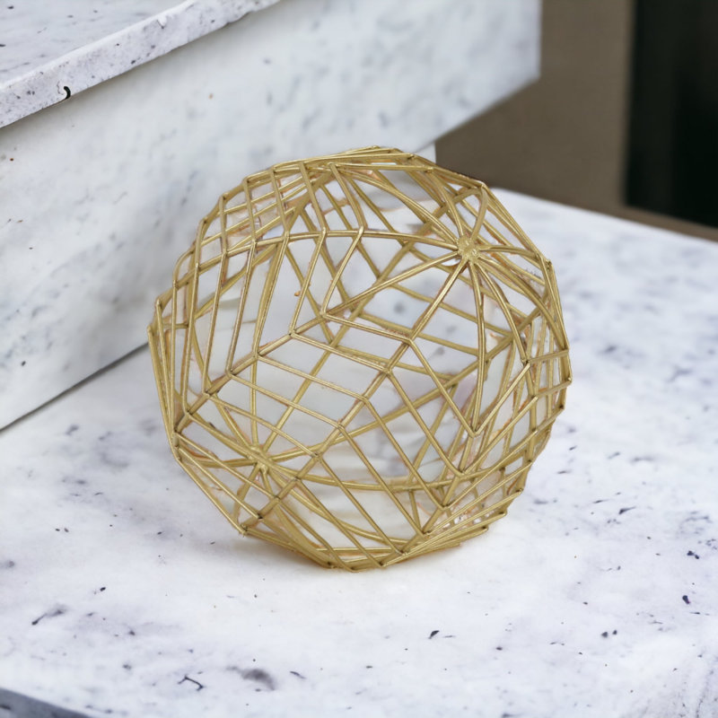 Sculpture orbe Ponticus, H 7 po x l 7 po x P 7 po