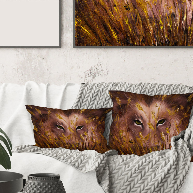 Animal Print Throw Pillow
