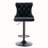 Kennasyn Swivel Upholstered Adjustable Height Counter Stool-481769139