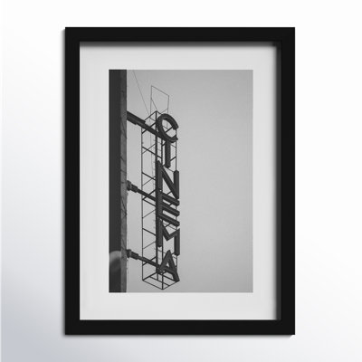 Cinema Marquee Sign Photo Print