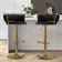 Christal Swivel Upholstered Adjustable Height Counter Stool