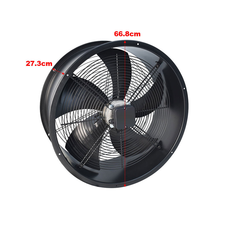 Livingandhome Ventilation Wall-Mounted Exhaust Axial Fan 24-inch