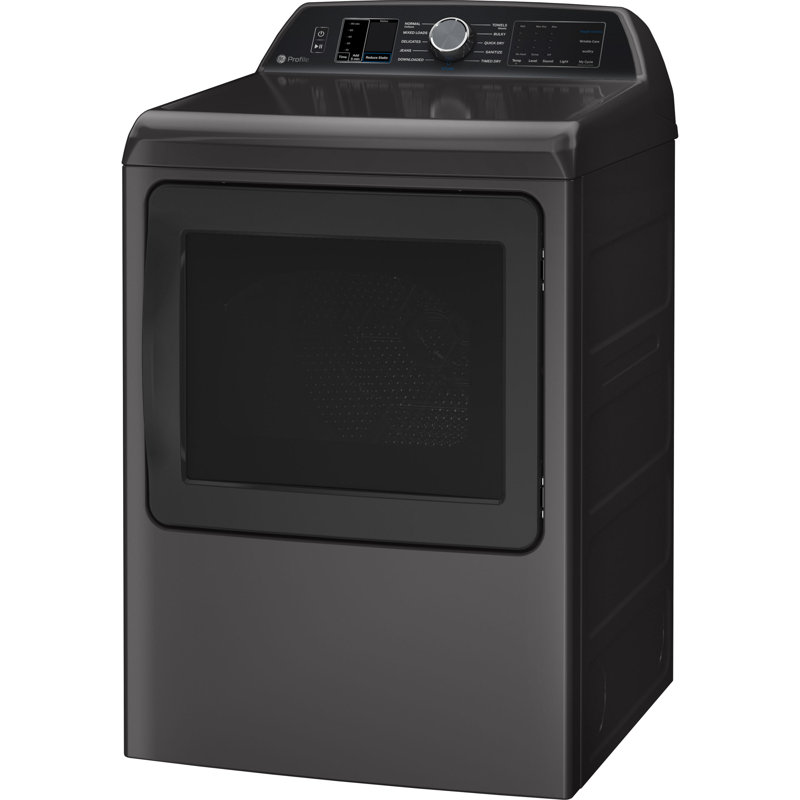 7.4 Cubic Feet Cu. Ft. Smart Electric Dryer with Steam Dry, Diamond Gray, 4-way, Electric