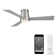 Hug 3 - Blade Smart Ceiling Fan with Remote Control and LED Light Kit Included
