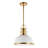 Staub 1-Light Modern Industrial Metal LED Dome Pendant-242470325-150267495