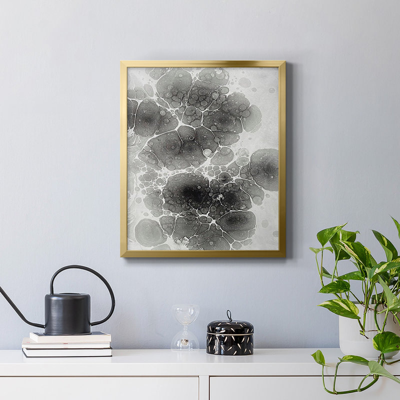 Toile de qualité supérieure Marble II - prête à être accrochée, Or, H 20 po x l 16 po