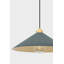 Clivedon Pendant in Aged Brass and Soft Studio Green by Mark D. Sikes-990064202-990064204-990064207