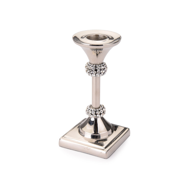 5.5'' H Metal Tabletop Candlestick, 1