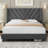 Upholstered Bed Frame with Wooden Slat Support-1054053310-1016116444