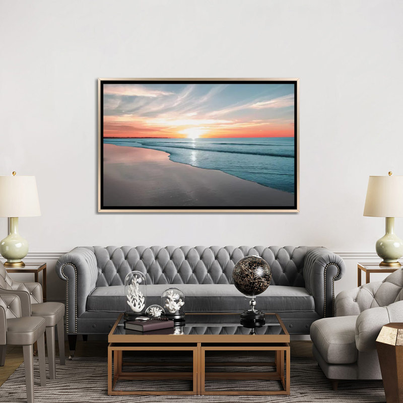 « relaxing matinée » par marcus prime-photographie, H 40 po x l 60 po x P 1,5 po, Toile encadrée champagne