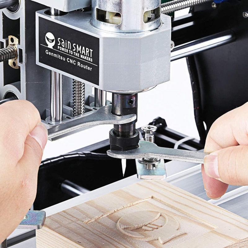 Genmitsu Black Acrylic and PVC CNC Router Kit with 300x180x45mm Working Area