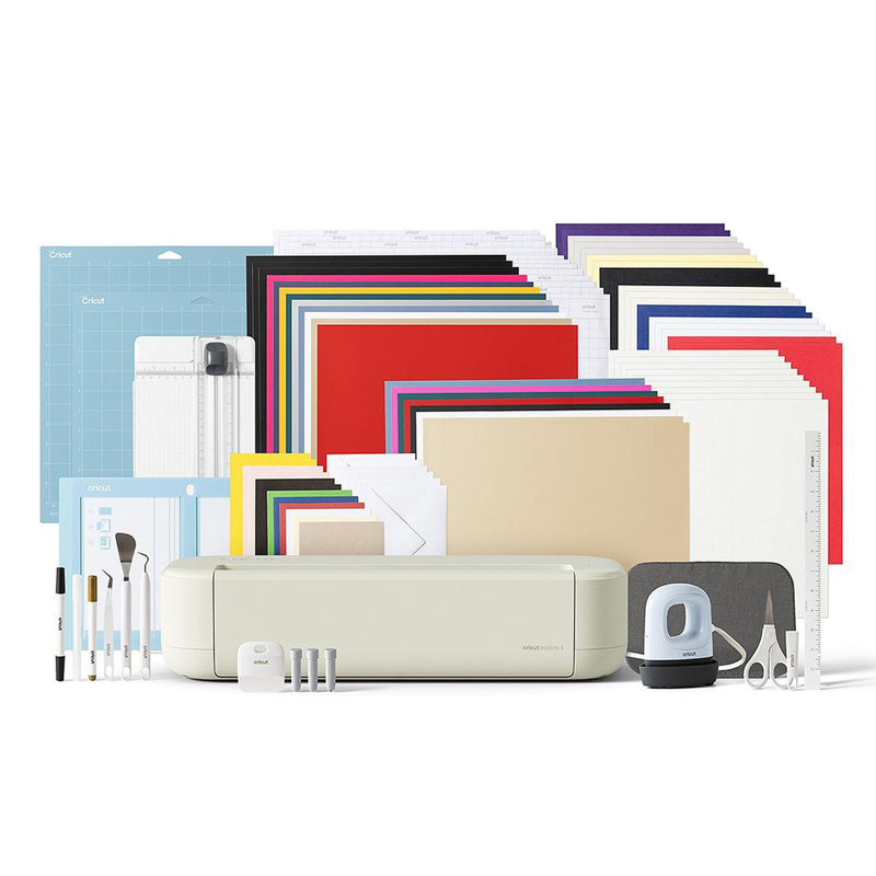 Cricut 2012383 Explore 5 Ultimate Bundle, Taupe