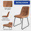 Round Dining Table Set, Mid Century Modern Small Round Dining Table Set, Saving Space (1table + Chairs)-1409531308-1409531311