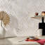 Zeta Polished Marble, Antique Mirror And Brass Waterjet Mosaic Tile-730252738