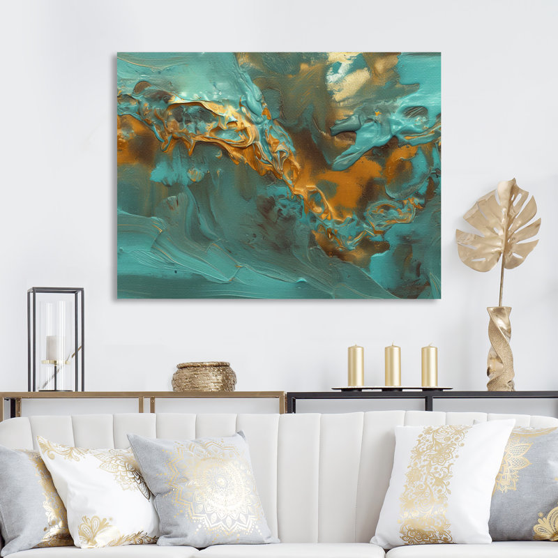 Méditerranée S - Reproduction sur toile, L 20 po x H 12 po, Toile tendue